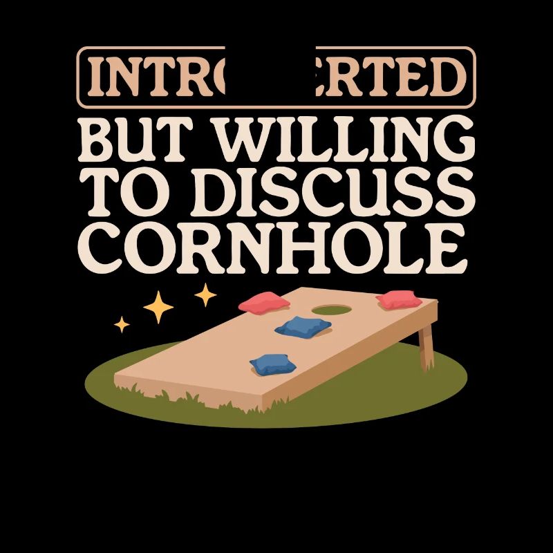 Cornhole Player Bean Bag Blind Hole Cadeau