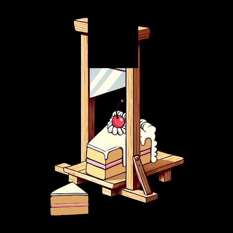 Guillotine "Let Them Eat Cake"