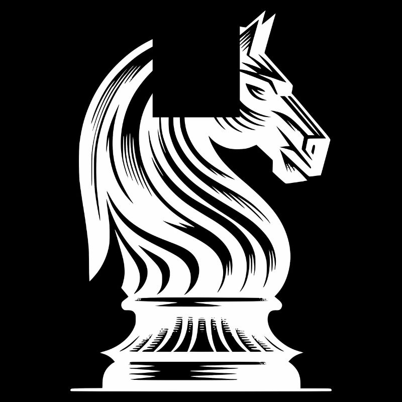 Schachfigur Pferd Springer Schach Tattoo
