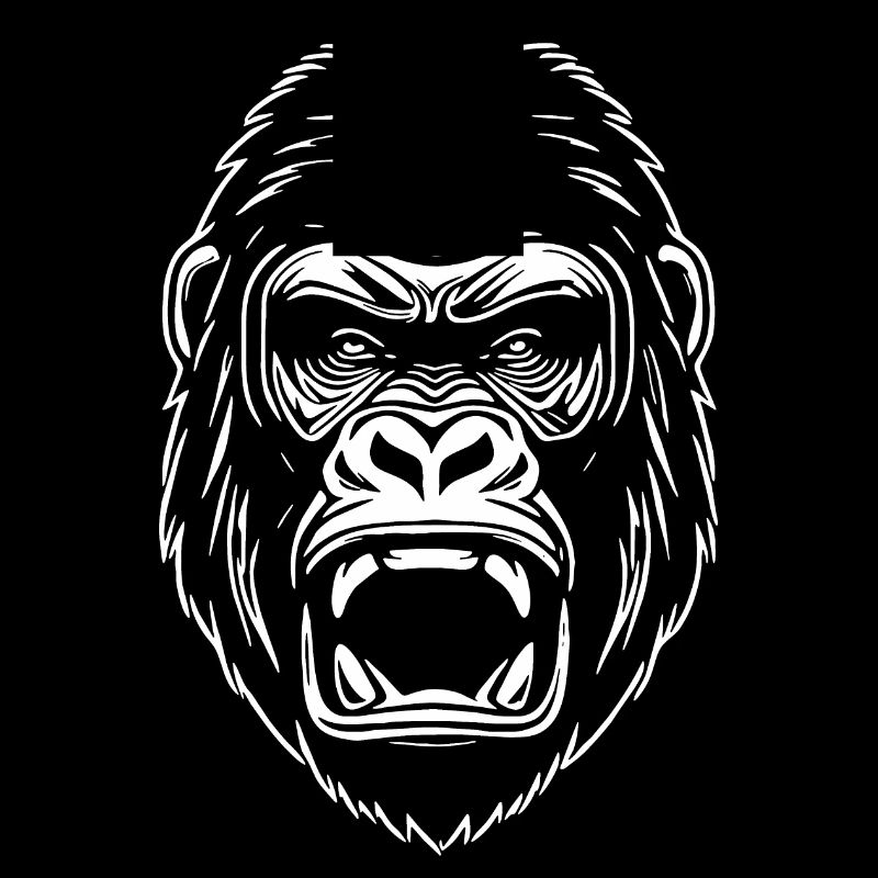 Wild gorilla