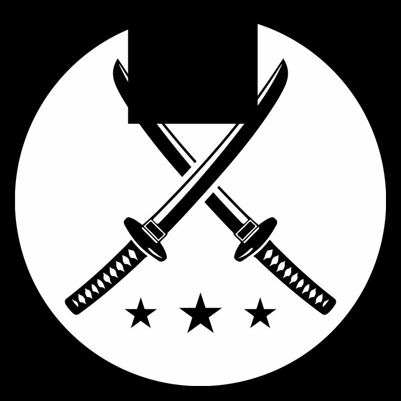 Samurai Schwert Symbol