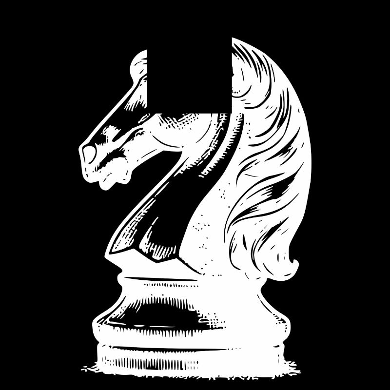 Schachspiel Schachfigur Pferd Springer