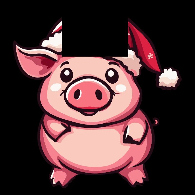 Cochon Noël Mignon