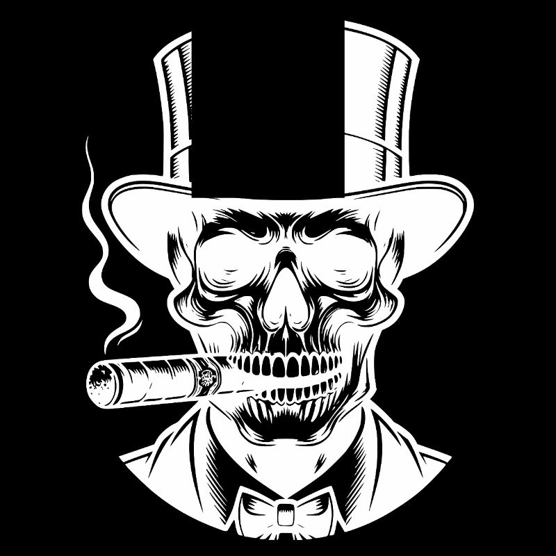 Gothic Skull Ästhetik trifft auf Halloween Style