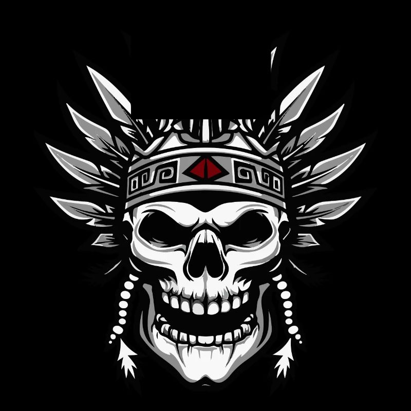 Chef Apache Skull Indien