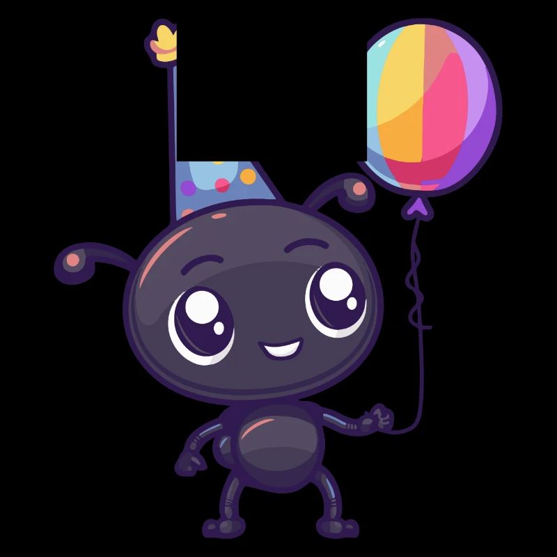 Bande dessinée d’anniversaire de fourmi