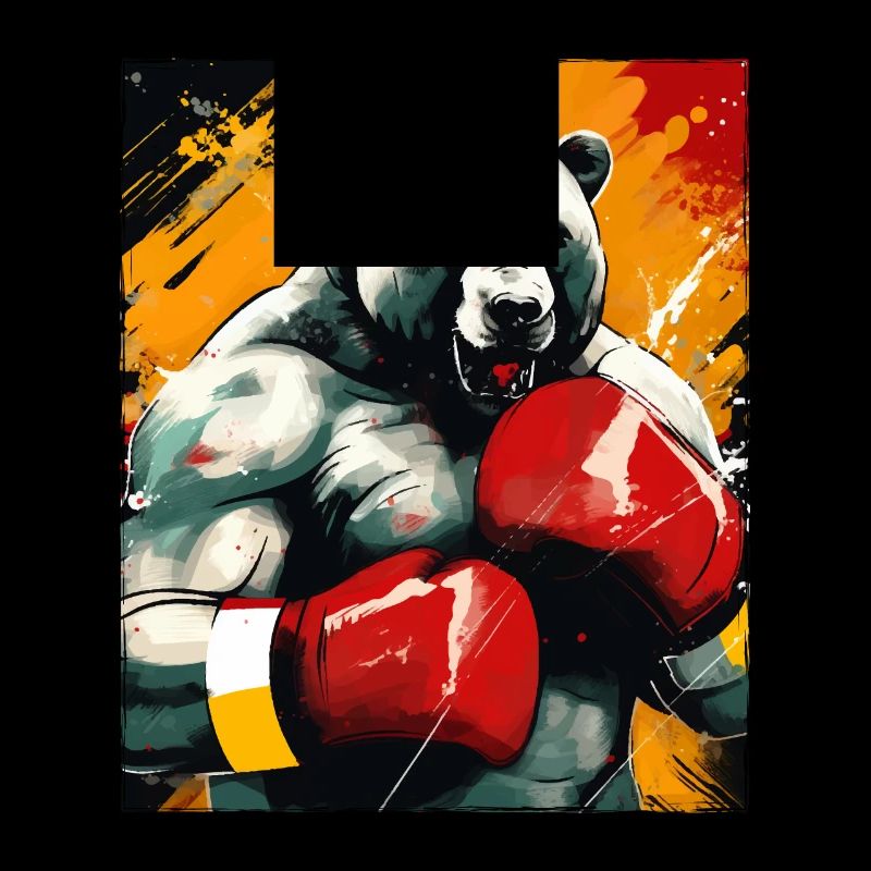 Polar Bear Boxer Boxing Polar Bear Boxing