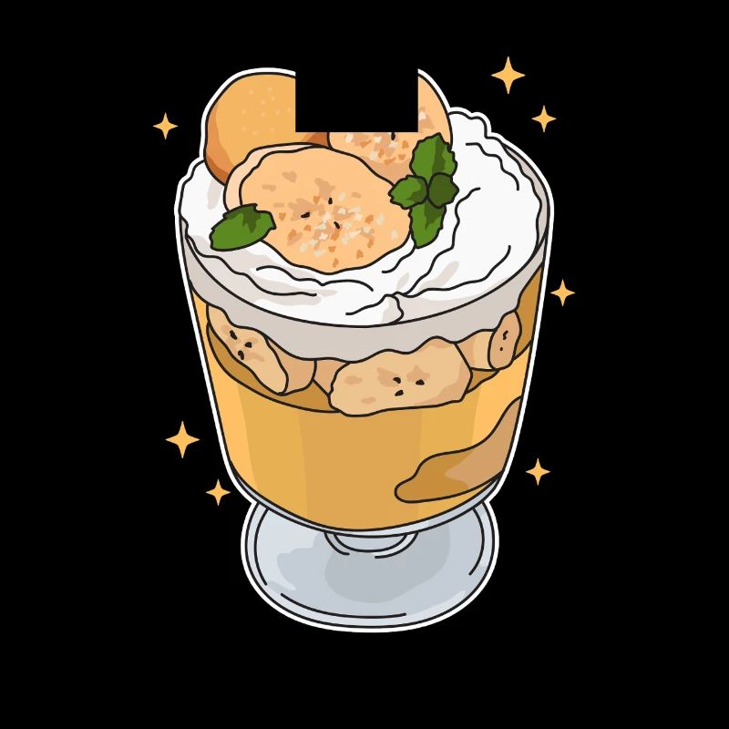 Bananenpudding Bananen Pudding Geschenk