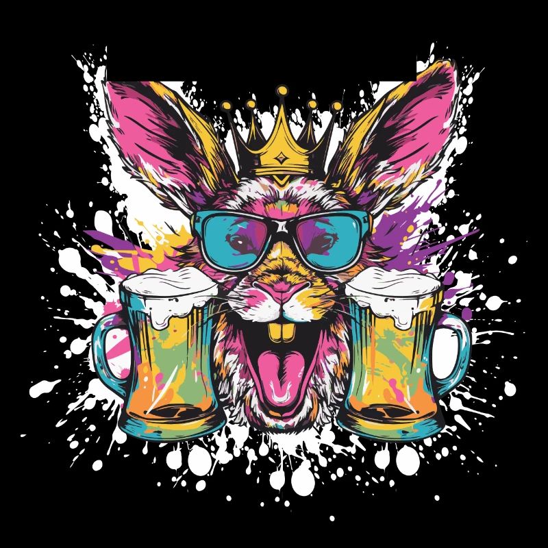 Bunny Beer Funny