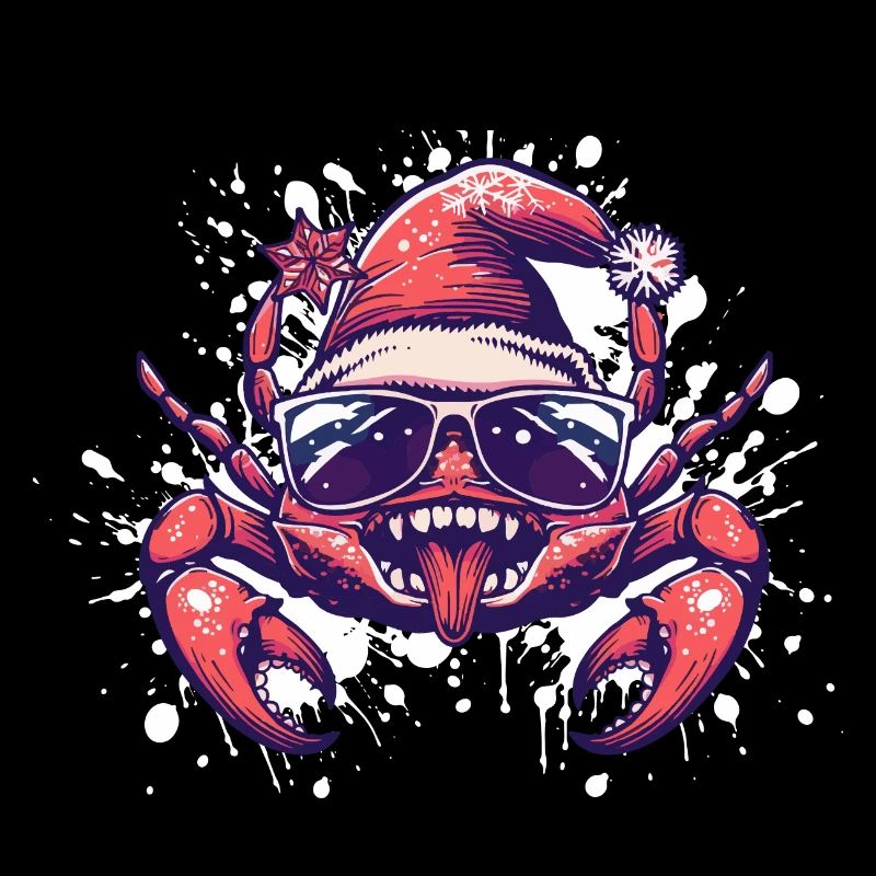 Crab Crab Christmas Funny