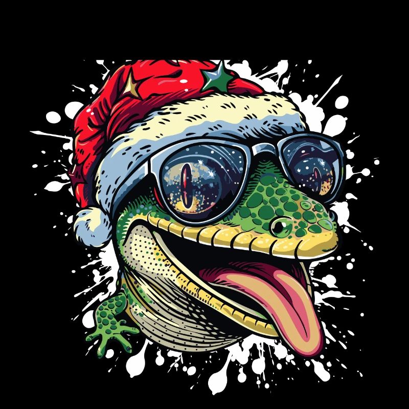 Lizard Christmas Funny