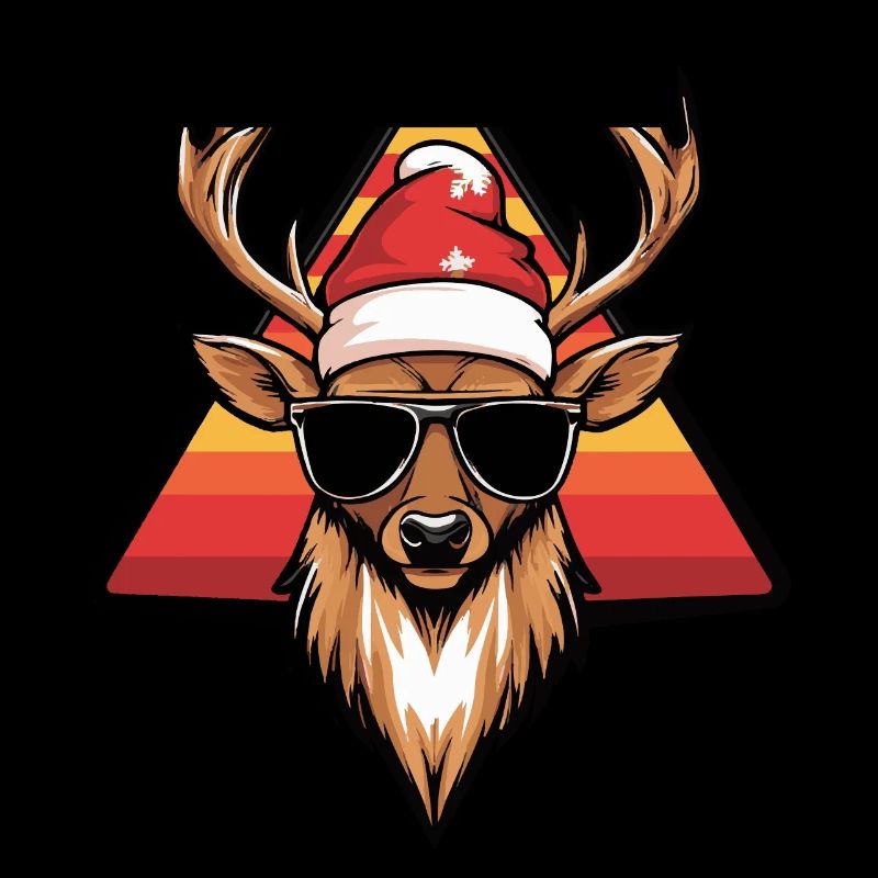 Cerf Noël Cool