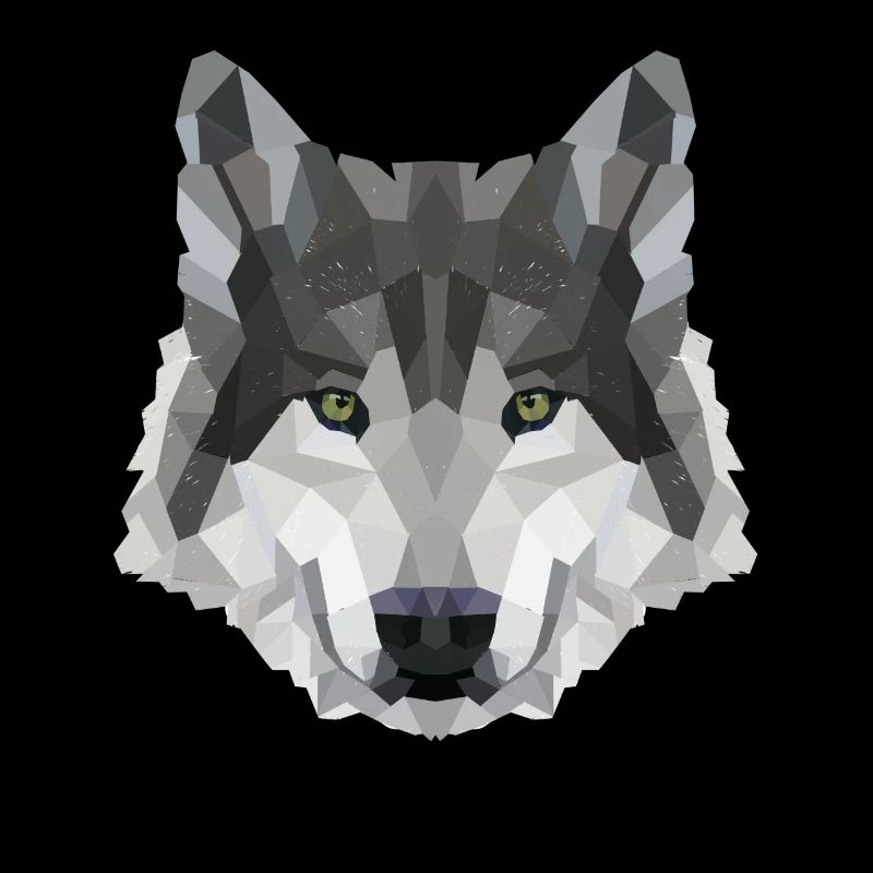 POLYGON WOLF Husky Wölfe Wildtiere Amerika