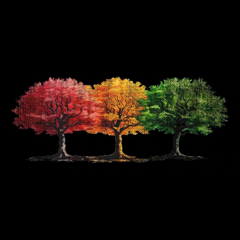 Bäume Baum bunt