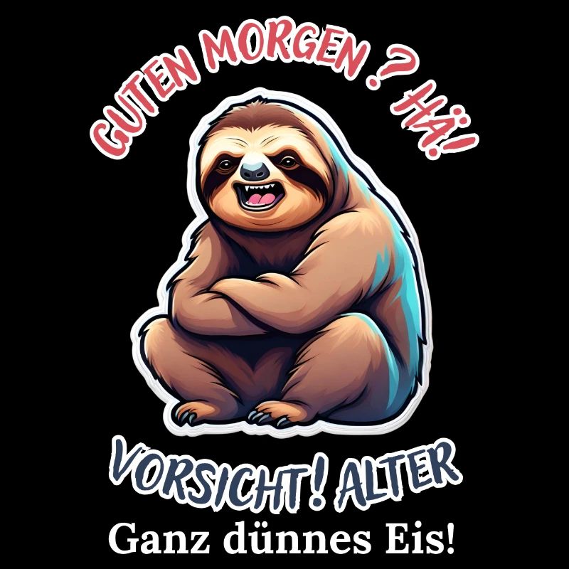 Guten Morgen? Hä! Vorsicht Alter Ganz Dünnes Eis