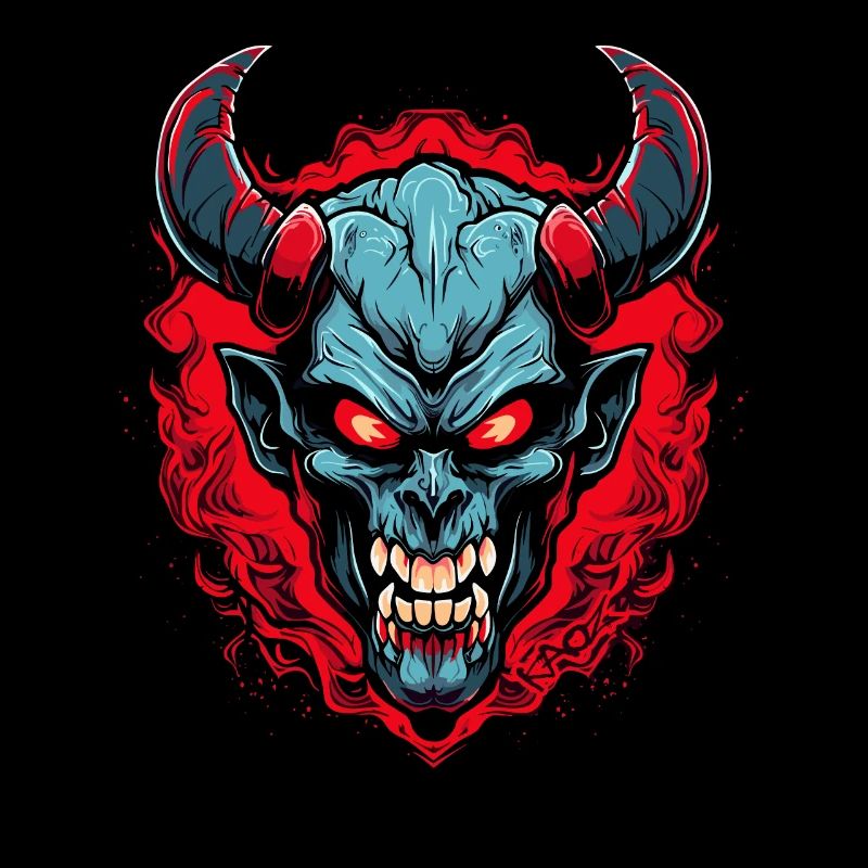 Medieval Flames and Devil or Demon