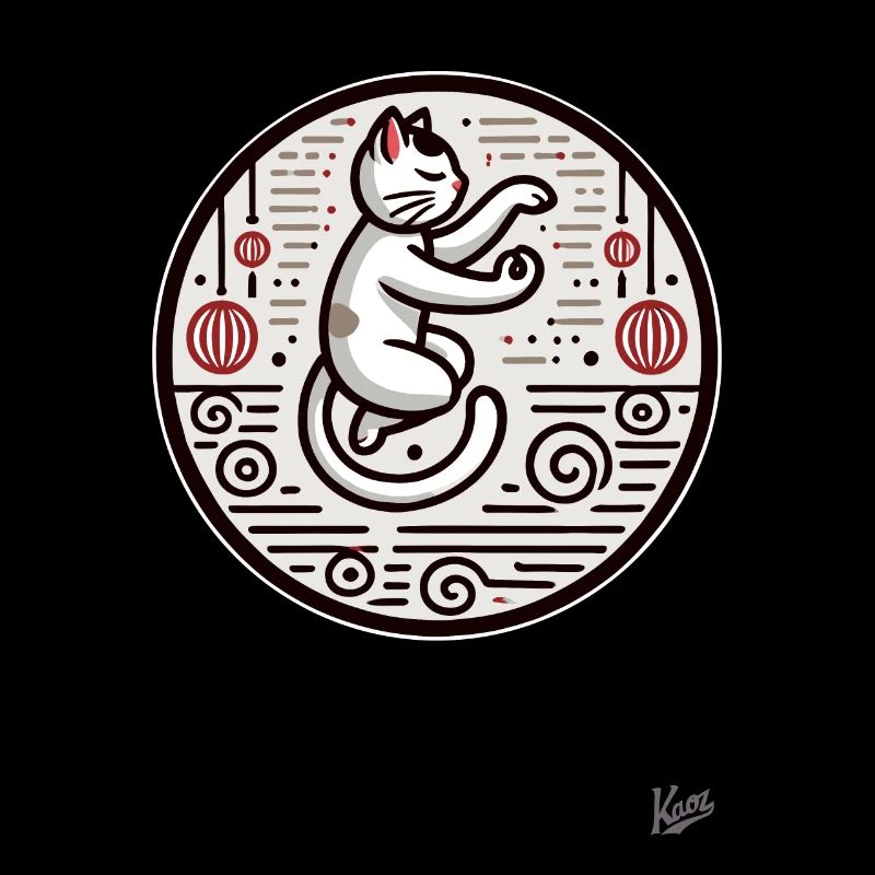 Chat de méditation Tai Chi