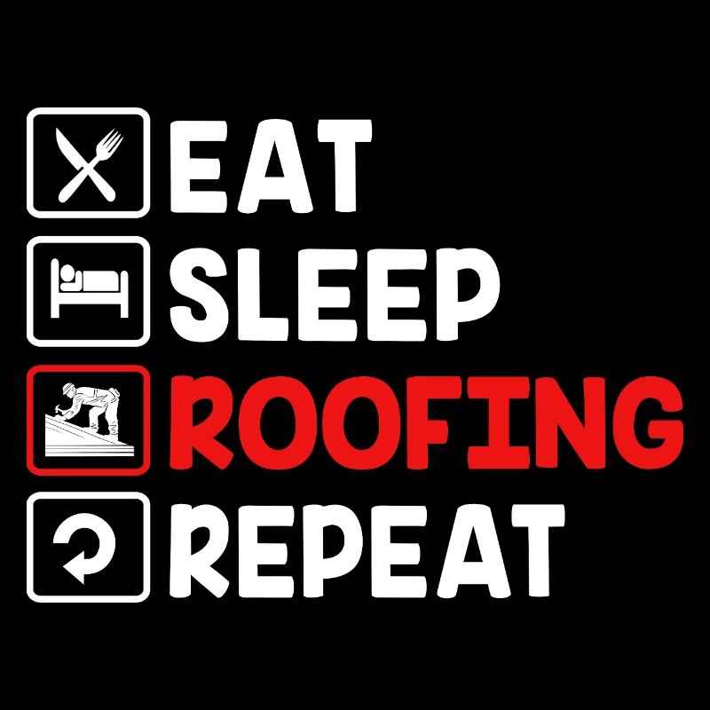 Dachdecker Handwerker Beruf Spruch