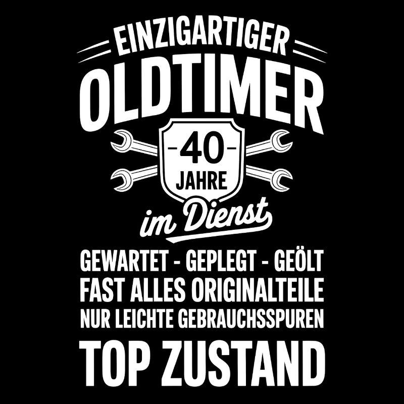 40 ans de service - anniversaire de travail oldtimer