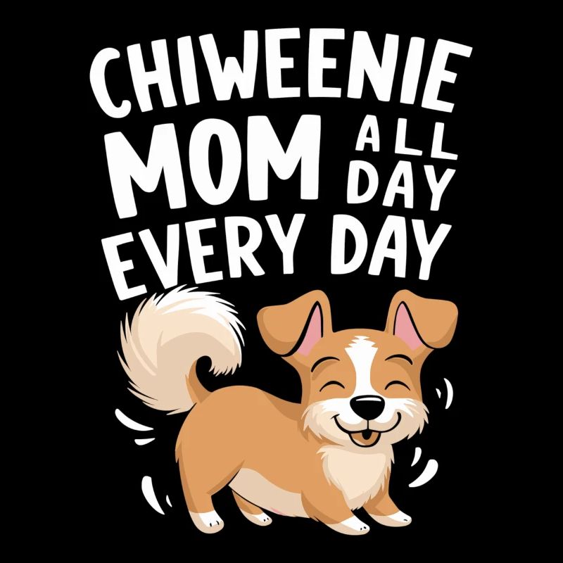Chiweenie mom every day around the clock