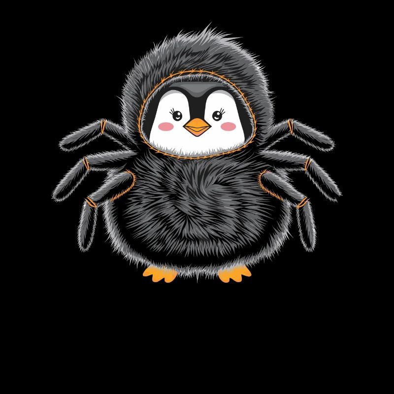 Pinguin Halloween Kostüm Lustige Spinne
