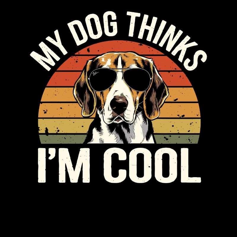 Beagle mon chien pense que je suis cool