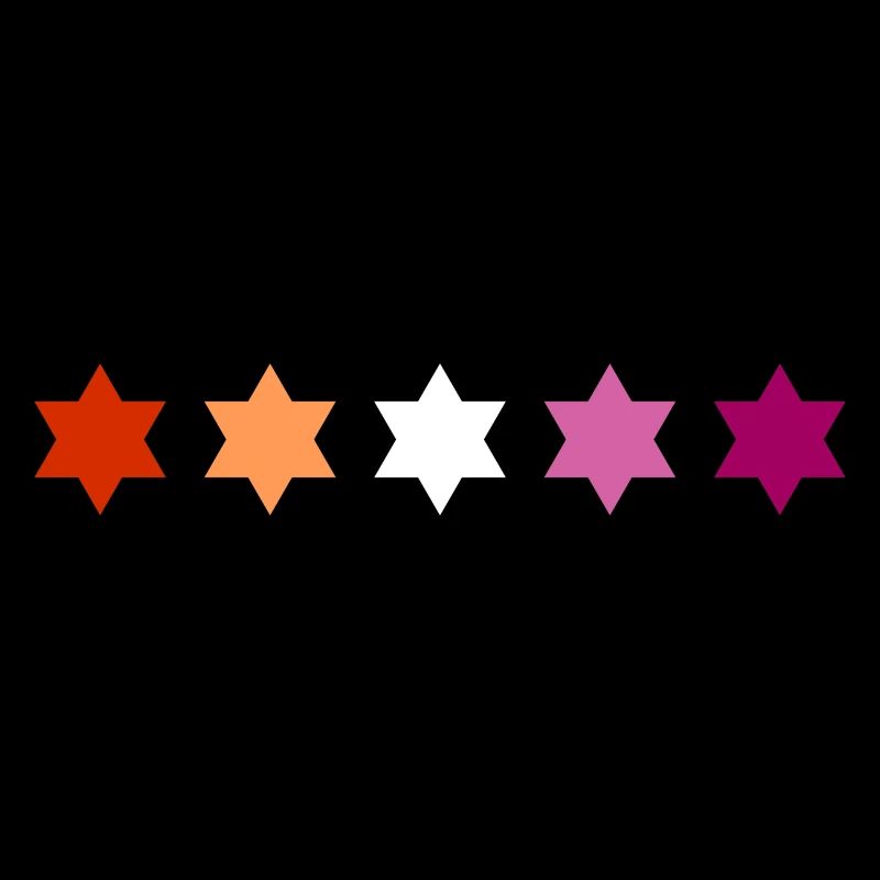 Subtile lesbische Pride-Stars
