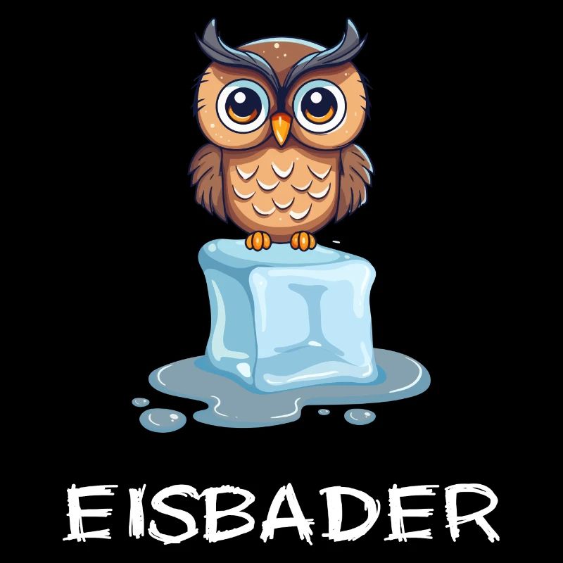 Eisbader Winterschwimmen Eule Winterbaden