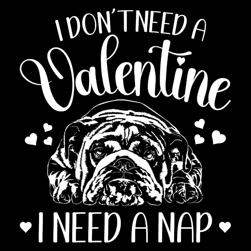 Bouledogue anglais Saint-Valentin chiens chien Wilsigns