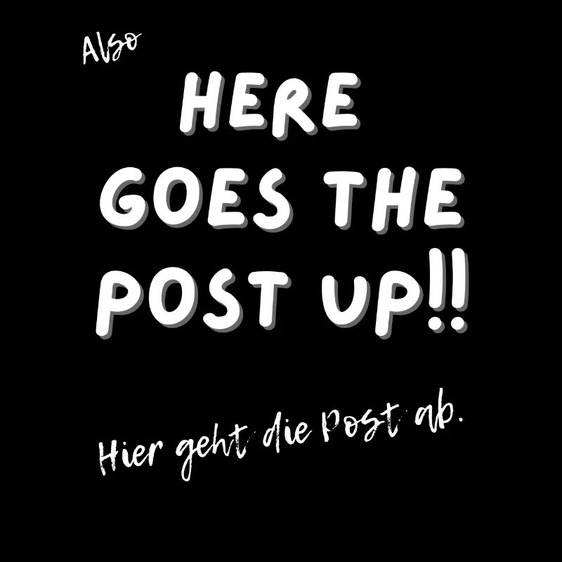 Hier geht die Post ab.