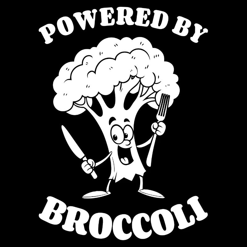 Powered by Broccoli - Vegetables, vegetarian, vegan