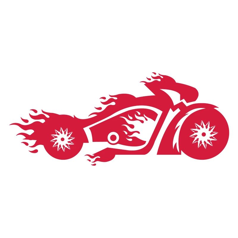 vélo en feu