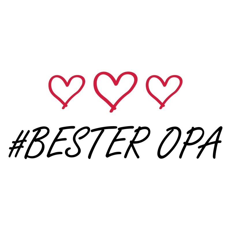 Bester Opa Herz Liebe