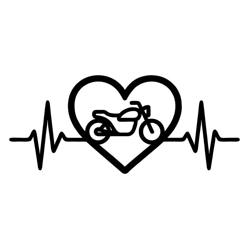 Motorrad Herz Biker Leidenschaft