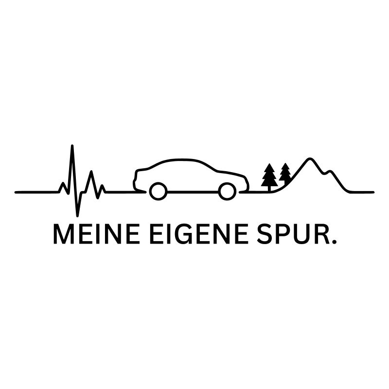 MEINE EIGENE SPUR (Herzschlag - Farbe anpassbar)