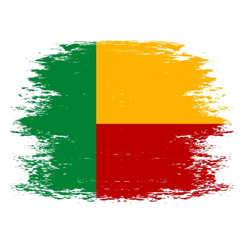 Benin_Flagge_used