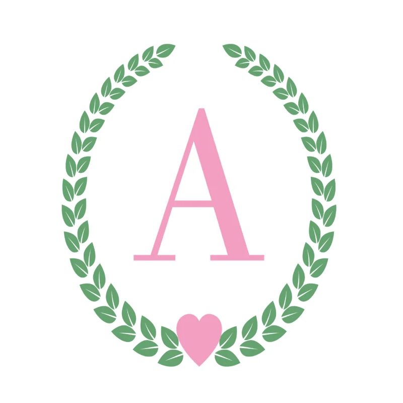 Lettre A monogram