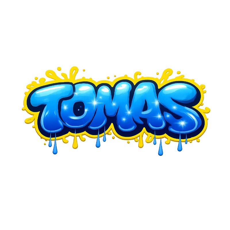 TOMAS GRAFFITI NAME FOR PERFECT GIFT PRINTABLE 