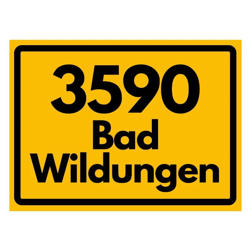 OLD POSTCODE POSTCODE RETRO 3590 BAD WILDUNGEN