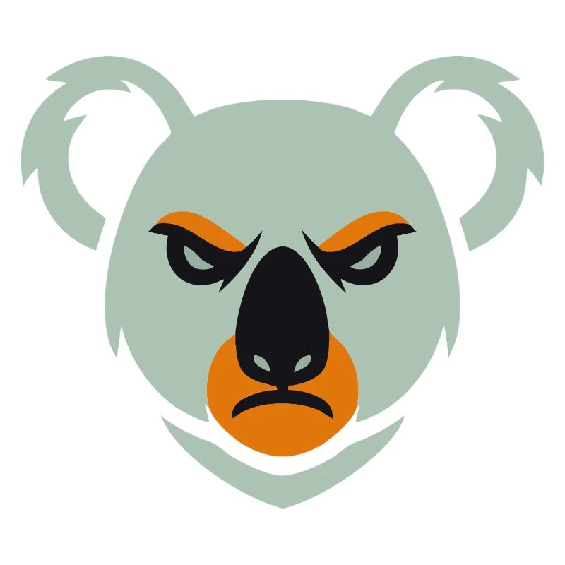 Wütender Koala Blick
