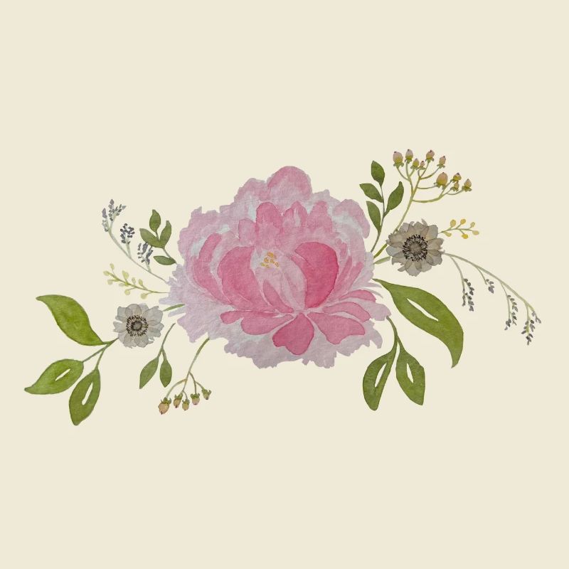 composition florale horizontale