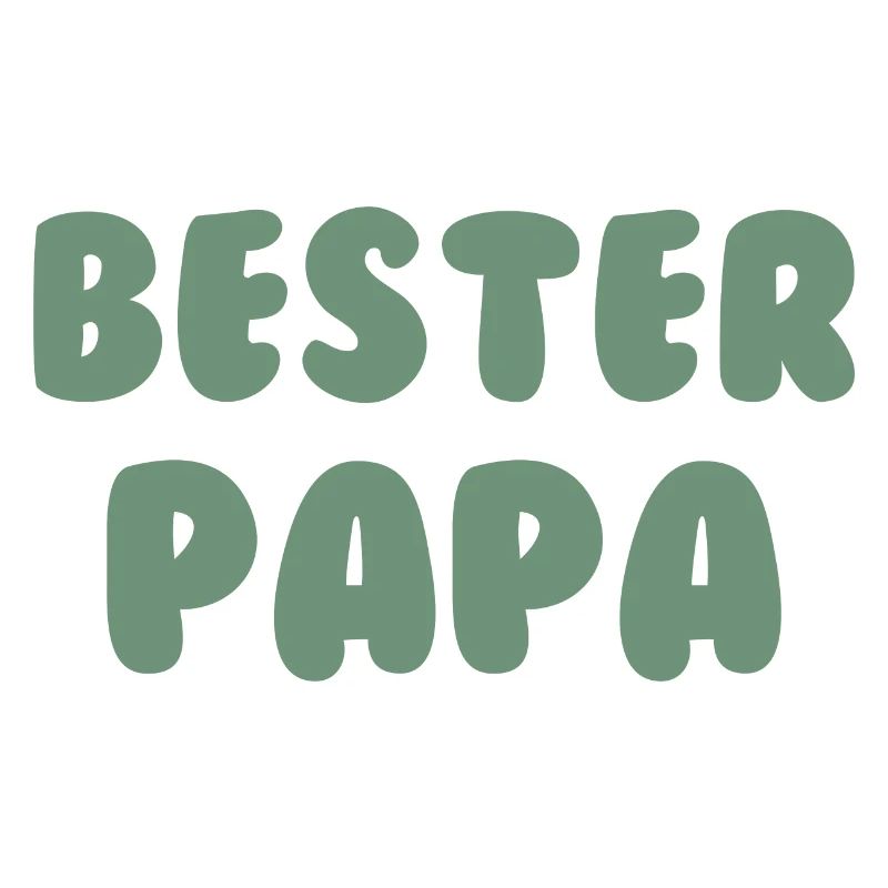 Bester Papa Grün