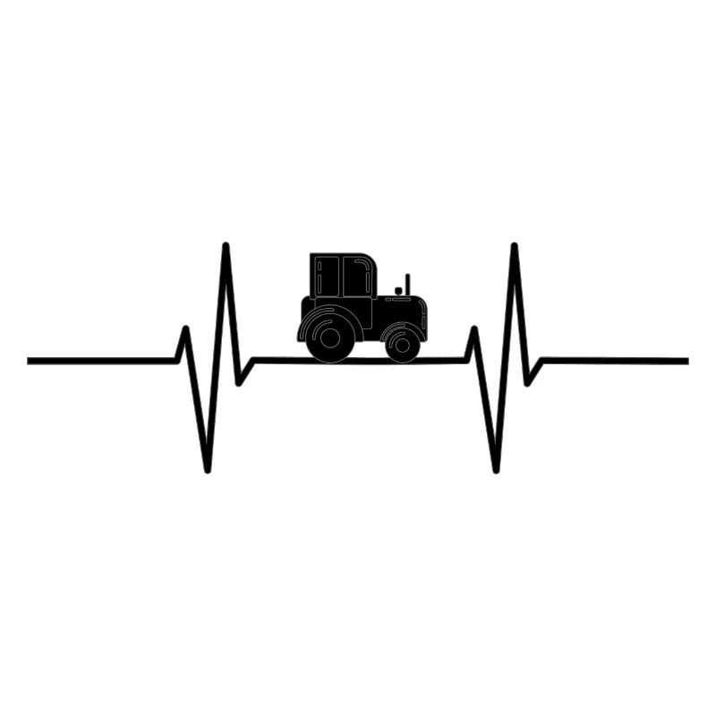 Herzschlag mit Trecker / Traktor
