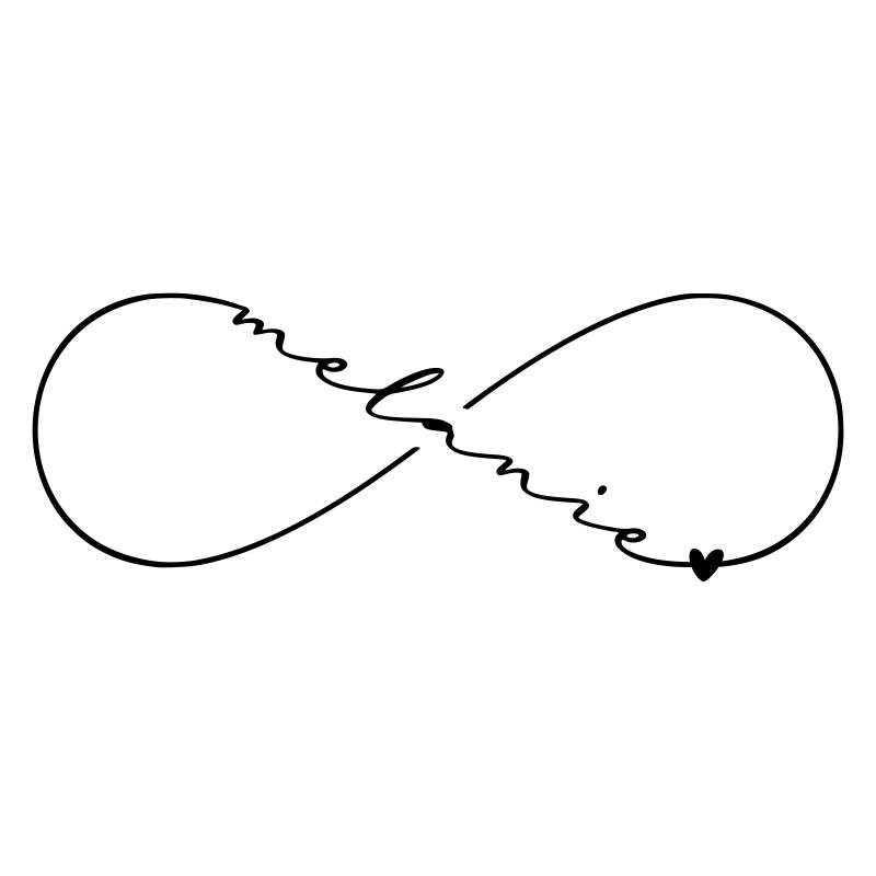 Melanie Name Symbole de l’infini