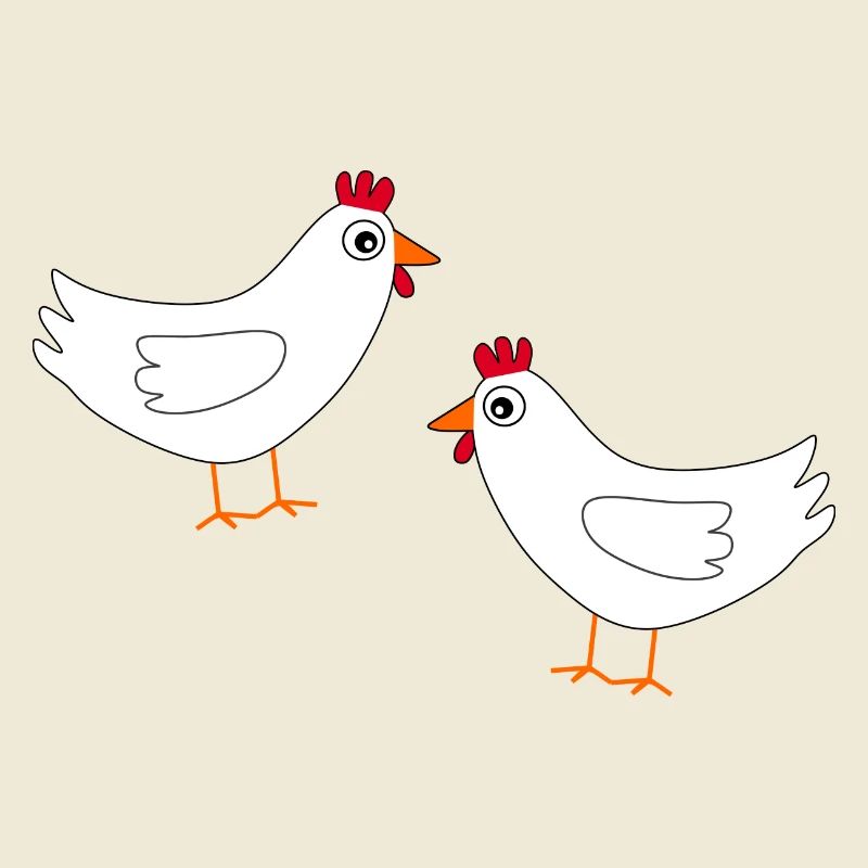 Chicken White White Chickens Hens Easter