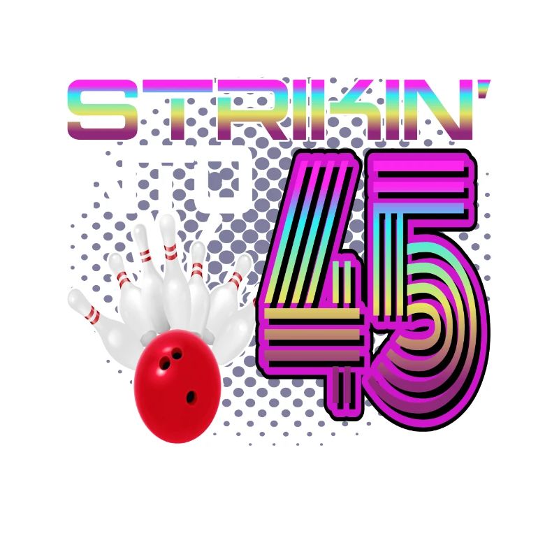 Frapper dans 45 Bowling Bowler 45e anniversaire