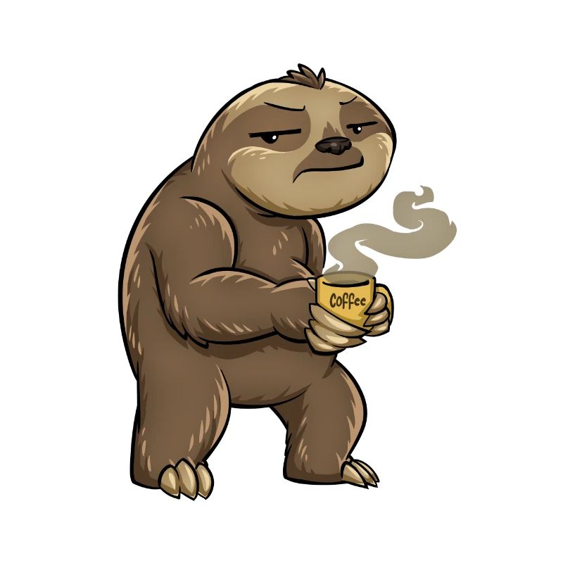 Faultier Kaffee