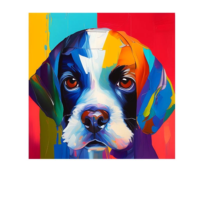 Fans de chiens dans le style de la peinture à l’huile pour Labrador