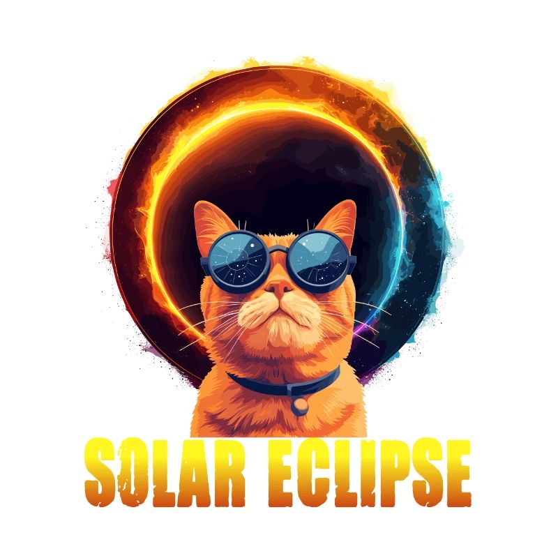 Sonnenfinsternis Katze