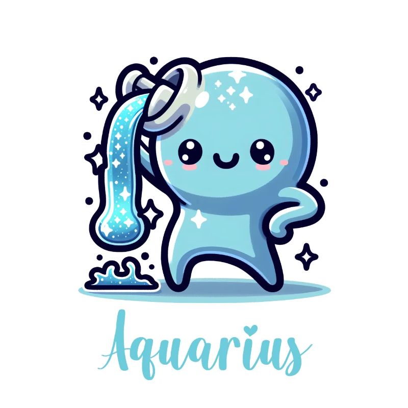 Süße Aquarius Sternzeichen Astrologie